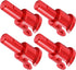 RiToEasysports 4pcs 1/18 RC Differential Cup, Wear Resistant Aluminum Alloy Connectors Improved Design for Scale