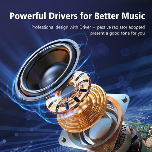 ZEALOT Portable Speaker S32, Bluetooth Speaker, Wireless for Outdoor, IPX5 Waterproof, Bluetooth 5.0 for Home & Outdoor