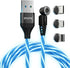 Statik GloBright 360 Magnetic Charging Cable, Light Up Magnetic USB C Charging Cable, Glowing Phone Charger Cord 3FT/1M