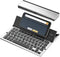 Geyes Bluetooth Keyboard Foldable - Portable Wireless Keyboard with Aluminum Alloy Housing for Tablets and Smartphones