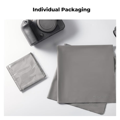 K&F CONCEPT 4 Pack 16''x16'' Extra Large Microfiber Cleaning Cloths, Oversized Microfiber Cloths for TV Screen