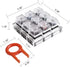 Cherry MX Switch Tester Tool for Mechanical Keyboards, 9-Key Testing with Keycap Puller and O Rings