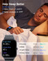 Smart Watch for Women Men, Alexa Built-in, 1.8" Fitness Tracker with Heart Rate/Sleep Tracker, IP68 Waterproof