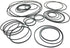 The Only One 56Pcs Set Cassette Repair,40-120mm(Black,1mm Recorder Rubber Belts-Rubber Drive Belt Premium for DVD, CD