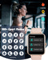 GRV Smart Watch for iOS and Android Phones (Answer/Make Calls), IP68 Waterproof Fitness Tracker Watch