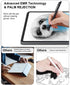 EMR Stylus for Remarkable 2 Pen with Eraser, Replacement Digital Pen with 4096 Pressure Level and 2 Tips