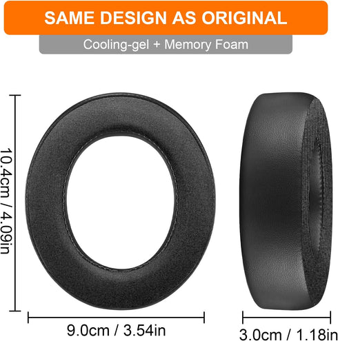 Replacement Ear Pads for Corsair HS70 Pro, Cooling-Gel Memory Foam Earpads for HS70, HS60, HS50 Gaming Headset