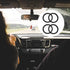 Wakauto 4 Pairs 6.5 inch Car Speaker Spacer Adapter Stackable Sturdy Plastic Speaker Mount Bracket Ring for Car