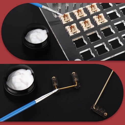 YIMAGUJRX RUNJRX Keyboard Switch Lube Kit, GPL 205G0, 0.53oz/15g, Switch Opener for Cherry MX, Gateron, TTC, Holy