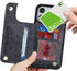 iCoverCase for iPhone 14 Pro Max with Card Holder, RFID Blocking PU Leather Protective Wallet Case for iPhone 14 Pro