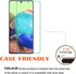 beukei Tempered Glass Screen Protector (4 Pack) for Samsung Galaxy A71/A72/A73 (6.7", 4G/5G), Touch Sensitive, Case
