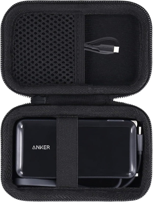 khanka Hard Case Replacement for Anker 3-in-1 Power Bank - 10,000mAh Portable Charger, Case Only (Black)