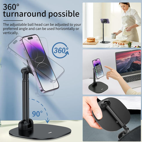 VRIG Direct 360Rotation 17/17pro/16/15/14/13 VRIG Magnetic Wireless Charger Phone Stand Desktop Phone Holder Adjustable