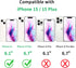 Compatible with iPhone 15 and iPhone 15 Plus Camera Lens Protector, Anti-Scratch Tempered Glass Camera Screen Protector Shockproof Full Protective Camera Cover Case Friendly Lens Cover-Black