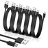 Micro USB Cable 5-Pack, Fast Charging Data Transfer Android USB Cord for Kindle Fire HD/ Galaxy S6