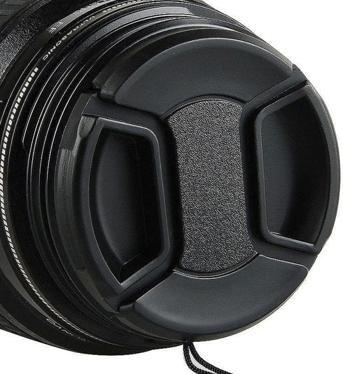 Universal Center Pinch Snap-on Front Lens Cap 40.5mm to 82mm for Canon Nikon Sony Pentax Olympus Cameras