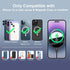 Mag-Safe Car Mount Charger, 15W Wireless Phone Charger with Dual Port PD&QC3.0 Fast Charging for iPhone 15 Pro Plus