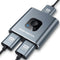 SCSXGO HDMI Switch 4k@60hz Splitter, Aluminum Bidirectional HDMI Switcher 2 in 1 Out,