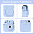 Camera Case and Album Compatible with Fujifilm Instax Mini 12 - Polaroid Instax 12 Mini Carry Bag with Strap and Photo Album - Pastel Blue