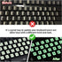 CaseBuy 2PCS Pack Universal English Keyboard Stickers Glow in The Dark, Keyboard Letters Stickers for Computer Laptop