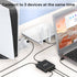 dockteck 1 3 1000Mbps, 1 3 RJ45 Cat5/5e/6/7/8 Ethernet Splitter to Internet Cable Splitter in Out High Speed Switch