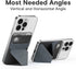 MOFT Phone Stand with 3M Adhesive, Slim Wallet Stand for Android, iPhone, 2 Viewing Angles (Starry Grey)