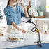 Selfdee 360-degree 4-7 Gooseneck Phone Holder for Bed, Rotating Adjustable Clip Bracket Clamp Stand for Desk Bedside