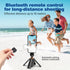 HYTAMY 360Rotation Phone Tripod, Selfie Stick Tripod for iPhone/Android with Remote & Light, Extendable Cell Phone