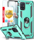 TJS Phone Case Compatible with Samsung Galaxy A71 5G/A91/M80s (Not Fit A71 4G/Verizon A71 5G UW), Teal, with Tempered