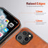 OCASE Retro Series Compatible with iPhone 12 Pro Case, Wallet Case with Card Slots, RFID Blocking, Brown