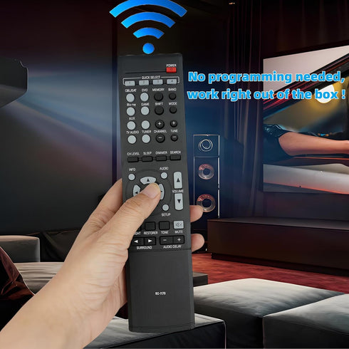 Replacement Remote Control - Fit for DENON RC-1158 RC-1170 RC-1180 for AV Receiver only