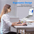 Gogoonike 10-15.6 Laptop Stand for Desk, Adjustable Laptop Riser, Metal Foldable Computer Stand Holder Portable