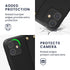 kwmobile Case for Apple iPhone 11 - Soft TPU Phone Cover with Hand Strap Holder and Lanyard in Black
