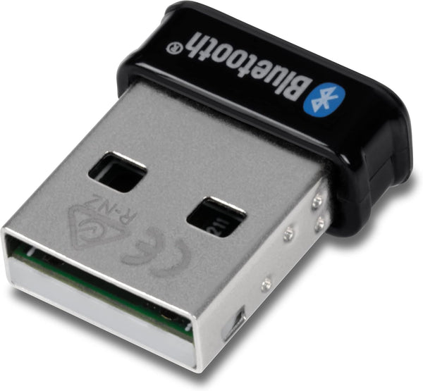 TRENDnet Micro Bluetooth 5.0 USB Adapter, 100m Range, Supports Windows OS, Black, TBW-110UB