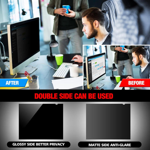 Izmapaic 27 Inch 16:9 23 9/16" 13 1/4" (598mm 337mm) 27" 16:10) Computer Privacy Screen Filter for Widescreen Monitor