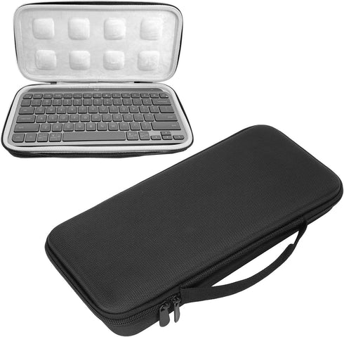 Hard Travel Case for Logitech MX Keys Mini Illuminated Keyboard, Waterproof Shockproof EVA Carrying Storage Bag