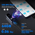 RUIZU 64GB MP3 5.3, MP3 USB Player with Bluetooth Clip Jam Portable Music Player for Sports Running, USB Player Stick