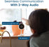 litokam Indoor Camera, 2K Security Camera for Home with Night Vision, Pet Camera, Motion Detection, 2-Way Audio, Works