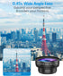 Olipiter 0.45X 12.5X 2-in-1 Phone Camera Lens Kit, Upgraded Super Wide Angle Lens, Macro Lens for iPhone, Professional