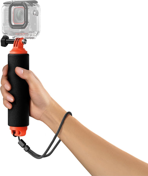 Insta360 2, 3, 3S, X2, X3, X4, X5 Floating Hand Grip, Buoyant Mount with Non-Slip Handle, Compatible Ace, Ace Pro, Ace