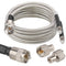 MOOKEERF Dual CB Antenna Coax Cable 6FT,Low Loss RG8X Stranded Core CB