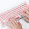 Kingdder 70 Pcs Raised Keyboard Stickers for Long Nails with Letters - Universal