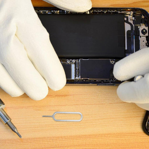 500pcs Universal Sim Card Tool Kit, Silver Sim Extractor Pins and Tray Ejector Needles for Smartphones, Tablets