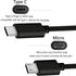 Generic 6000, 7, 68, 5000, 5100, 6300, 6500, 77II, 7IIK, 99II, USB C to Micro File Transfer Cable for Sony Alpha