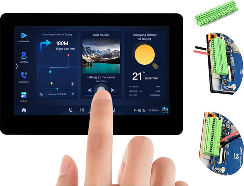 ESP32-S3 4.3inch Touch Screen Development Board, Capacitive IPS Display 800x480, Support 2.4GHz Wi-Fi and Bluetooth 5
