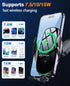 MEMOFO 15W 15 14 13 12 11 S23 S22 S21 S20, S10+ S9+ 9, Wireless Car Charger, Fast Wireless Charger for Car