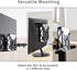 VIVO Behind Monitor VESA Mount for Mac Mini CPU, Concealed Mount with Desk Clamp Option, Black
