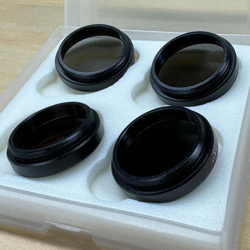 Telescope Neutral Density Filter Kits ND4 ND8 ND16 ND32, Reduces Moon Glare, 1.25" Eyepieces Accessory