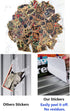 Vintage Stickers Pack, 100pcs Retro Girl Sailor Waterproof Vinyl Decals for Water Bottles, Laptops, Cars, Skateboards