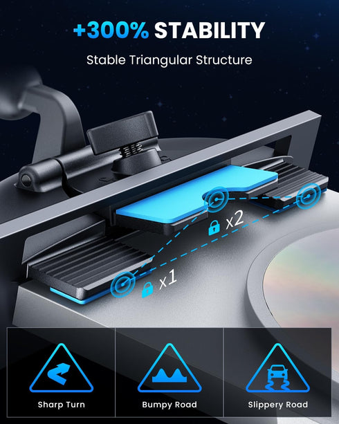 APPS2Car for MagSafe CD Slot Phone Mount, 17 Strong Magnets, Magnetic Phone Holder for Car, Easily Install Magnetic CD